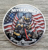 9/11 Remembrance Never Forget FDNY #S8124K Honor Challenge Coin Award