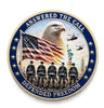 Answered The Call - Defended Freedom - For Honor and Country #S8164K Military Honor Challenge Coin Award