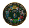 Army Special Forces De Oppresso Liber - The Quiet Professionals #S8170K Military Honor Challenge Coin Award