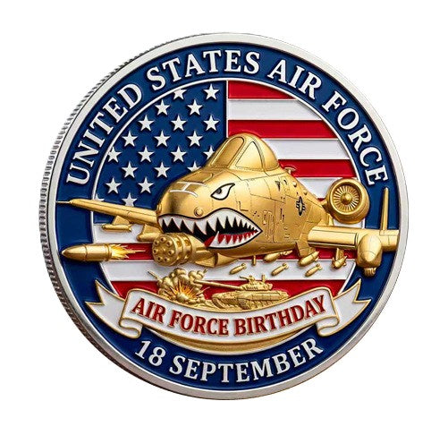 Air Force Birthday Excellence Is All We Do #S8172K Military Honor Challenge Coin Award