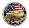 Army Birthday In Honor of All Who Served - Army Strong #S8154K Military Honor Challenge Coin Award