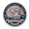 Battle of Midway - Remember The Heroes - Courage Above The Waves #S8167K Military Honor Challenge Coin Award