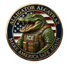 ICE Alligator Alcatraz - Make America Safe Again #S8159K Government Honor Challenge Coin Award