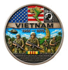 Vietnam Veteran POW MIA Never Forgotten - All Gave Some Some Gave All #S8161K Military Honor Challenge Coin Award