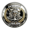 Navy Golden Shellback - Ancient Order of the Deep #S8153K Military Honor Challenge Coin Award