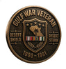 Gulf War Veteran - Desert Shield - Desert Storm #S8165K Military Honor Challenge Coin Award