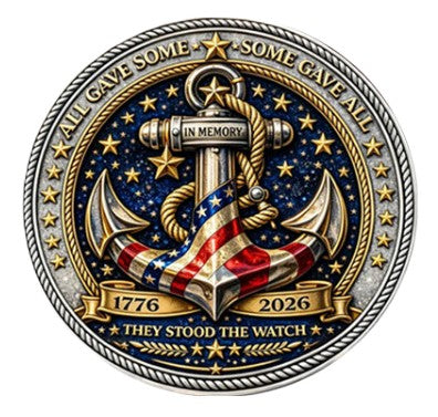 Navy Guardians of the Sea Standing Watch #S8203K Military Honor Challenge Coin Award