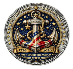 Navy Guardians of the Sea Standing Watch #S8203K Military Honor Challenge Coin Award