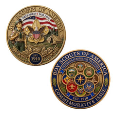 Boy Scouts Commemorative Issue Prepared For Life #S8244K Tribute Honor Challenge Coin Award
