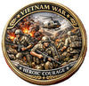 Vietnam Veteran Heroic Courage #S8198K Military Honor Challenge Coin Award