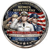 Women Veterans Day - Honoring Female Warriors #S8181K Military Honor Challenge Coin Award