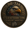 DD-214 It's A Veteran Thing - Brotherhood Of Service #S8177K Military Honor Challenge Coin Award