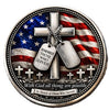 Thank You For Your Service - No Greater Love #S8187K Military Honor Challenge Coin Award