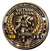 Vietnam Veteran Veterans - The Best America Had #S8213K Military Honor Challenge Coin Award