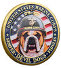 Marine Corps Devil Dogs Semper Fidelis 250th Anniversary #S8180K Military Honor Challenge Coin Award