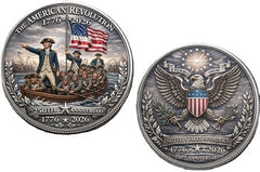 George Washington American Revolution Crossing The Delaware #S8235K Military Memorial Honor Challenge Coin Award