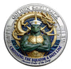 Navy Golden Shellback - Ancient Order of the Deep #S8153K Military Honor Challenge Coin Award