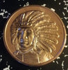 INDIAN TRIBAL 6 PIECE SET COPPER ROUNDS - 2