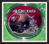 NFL SAN FRANCISCO 49ER'S #N136 COLORIZED GOLD PLATED ART ROUND - 1