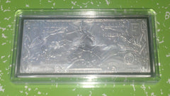 4 OZ $5 EDUCATIONAL SERIES FEDERAL BANKNOTE SILVER PLATED BAR