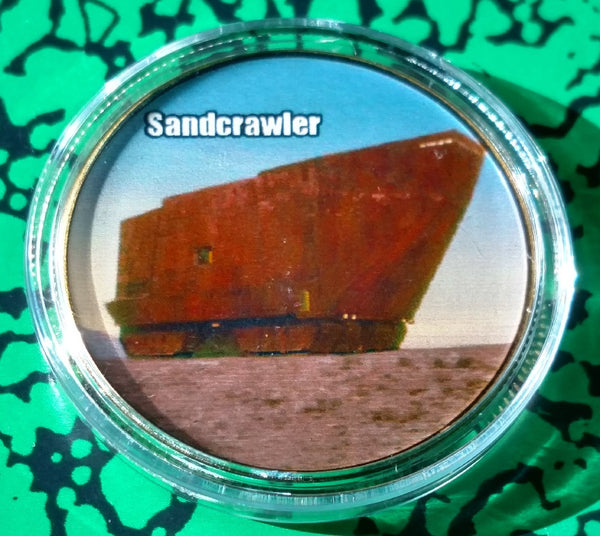 STAR WARS JAWAS SANDCRAWLER #BXB519 COLORIZED ART ROUND - 1