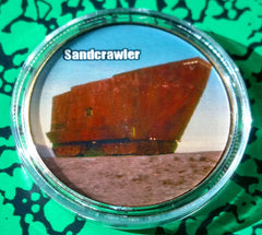 STAR WARS JAWAS SANDCRAWLER #BXB519 COLORIZED ART ROUND