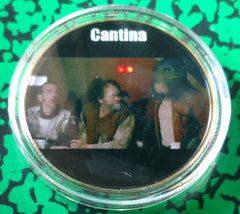 STAR WARS CANTINA #BXB580 COLORIZED ART ROUND
