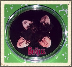 BEATLES #H339 COLORIZED ART ROUND
