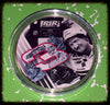 NASCAR #3 DALE EARNHARDT #DED4 COLORIZED GOLD PLATED ART ROUND - 1