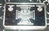 GERMAN TERRITORIAL COLORIZED SILVER PLATED ART BAR - 2