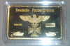 GERMAN 1965 LEOPARD I MILITARY FIGHTER GOLD PLATED ART BAR - 2