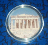 ACROPOLIS ATHENS #D10 COLORIZED GOLD PLATED ART ROUND - 1