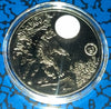 WEREWOLF FULL MOON LARGE PEWTER/BRASS ART ROUND - 1