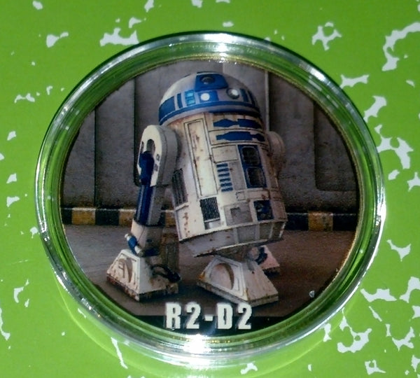 STAR WARS R2-D2 #S5 COLORIZED ART ROUND - 1