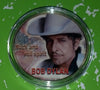 BOB DYLAN #F05 COLORIZED GOLD PLATED ART ROUND - 1