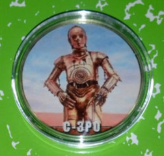 STAR WARS C-3PO #S3 COLORIZED ART ROUND