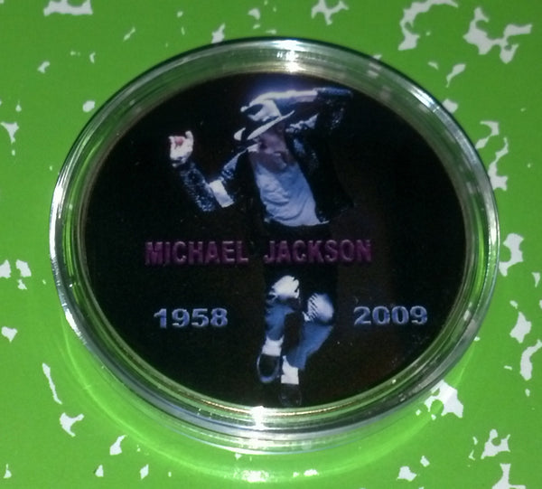 MICHAEL JACKSON #FM17 COLORIZED ART ROUND - 1