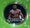MIKE TYSON FIGHTER #BXB80 COLORIZED GOLD PLATED ART ROUND - 1