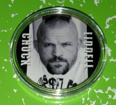 UFC CHUCK LIDDELL FIGHTER #BXB53 COLORIZED ART ROUND