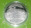 CANADA $5 GEORGE SLAYING DRAGON REPLICA SILVER PLATED ART ROUND - 1