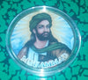 MUHAMMAD #BXB118 COLORIZED GOLD PLATED ART ROUND - 1