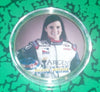 NASCAR DANICA PATRICK #F128 COLORIZED GOLD PLATED ART ROUND - 1