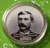 PAT GARRETT OLD WEST #BXB337 COLORIZED GOLD PLATED ART ROUND - 1