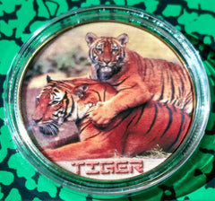 TIGERS #335 COLORIZED ART ROUND