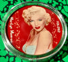 MARILYN MONROE #M75 COLORIZED GOLD PLATED ART ROUND - 1