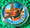 RAMSES II EGYPT #BXB399 COLORIZED GOLD/BRASS ART ROUND - 1