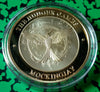 HUNGER GAMES MOCKINGJAY GOLD/BRASS ART ROUND - COLLECTIBLE, NOT MINT ISSUED - 2