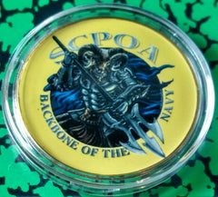 SCPOA BACKBONE OF THE NAVY #FMB61 COLORIZED ART ROUND
