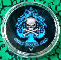 Air Force One Over All #CFMB86B Military Honor Challenge Coin Award