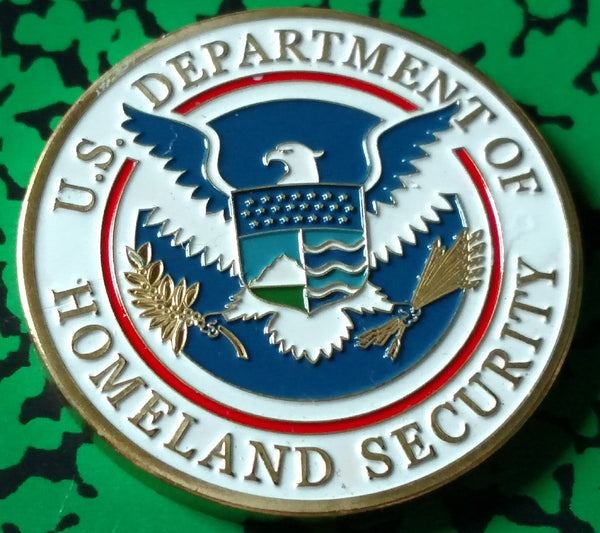 USA DEPARTMENT OF HOMELAND SECURITY #1108 COLORIZED ART ROUND - 1